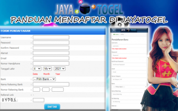 PANDUAN LENGKAP DAFTAR DI SITUS JAYATOGEL