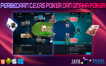 Perbedaan Texas Poker dan Omaha Poker